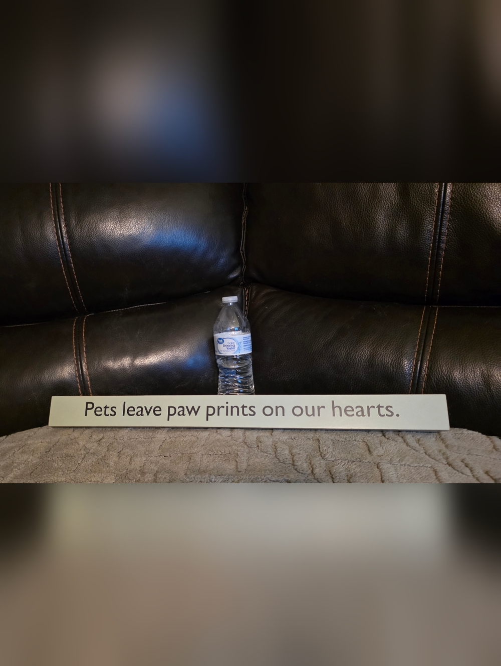 Hallmark Cream Decorative Pet Paw Print Sign